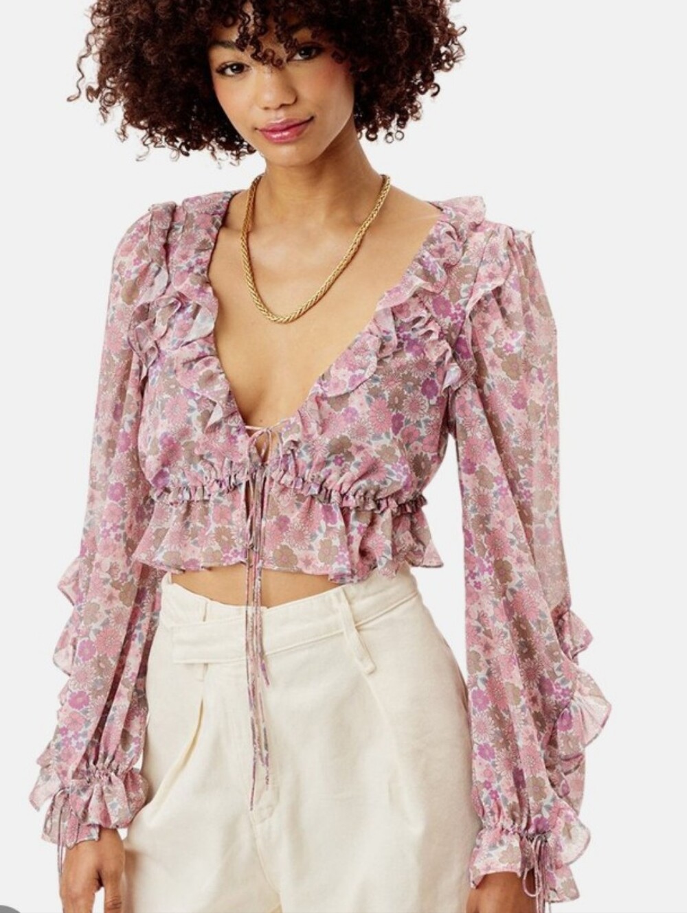 For Love And Lemons Simona Top